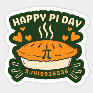 Math Lovers Happy PI Day 3.14 Pi Sticker